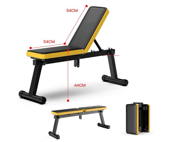 Banco Para Abdominales Plegable Multifuncional De Ejercicio